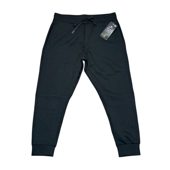 Cory Vines Black Jogger Sweatpants L/G Polyester & Rayon Blend NWT - Picture 1 of 6